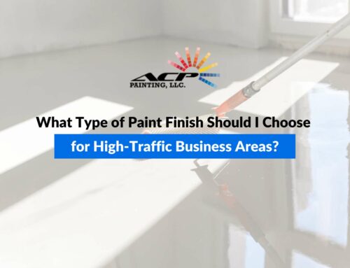 What Type of Paint Finish Should I Choose for High-Traffic Business Areas?